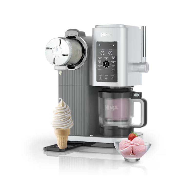 Ninja CREAMi Scoop & Swirl Soft Serve Ice Cream Machine
