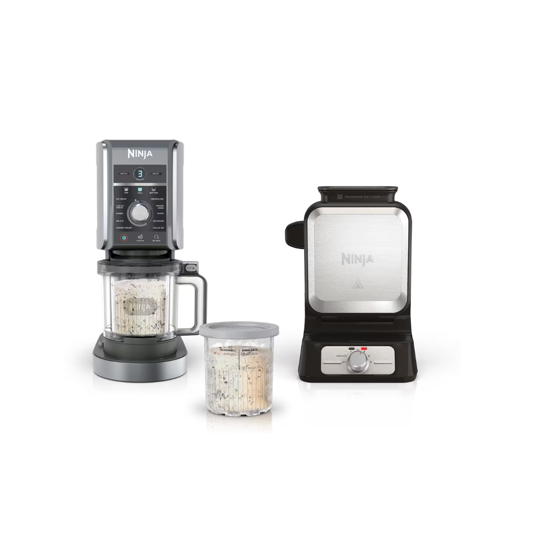 Ninja CREAMi Deluxe 11-in-1 Ice Cream Maker & Waffle Maker