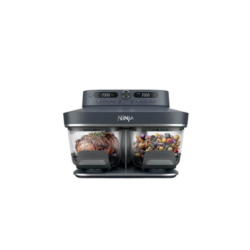 Ninja Crispi® DualZone™ Glass Countertop Air Fryer – Cyberspace