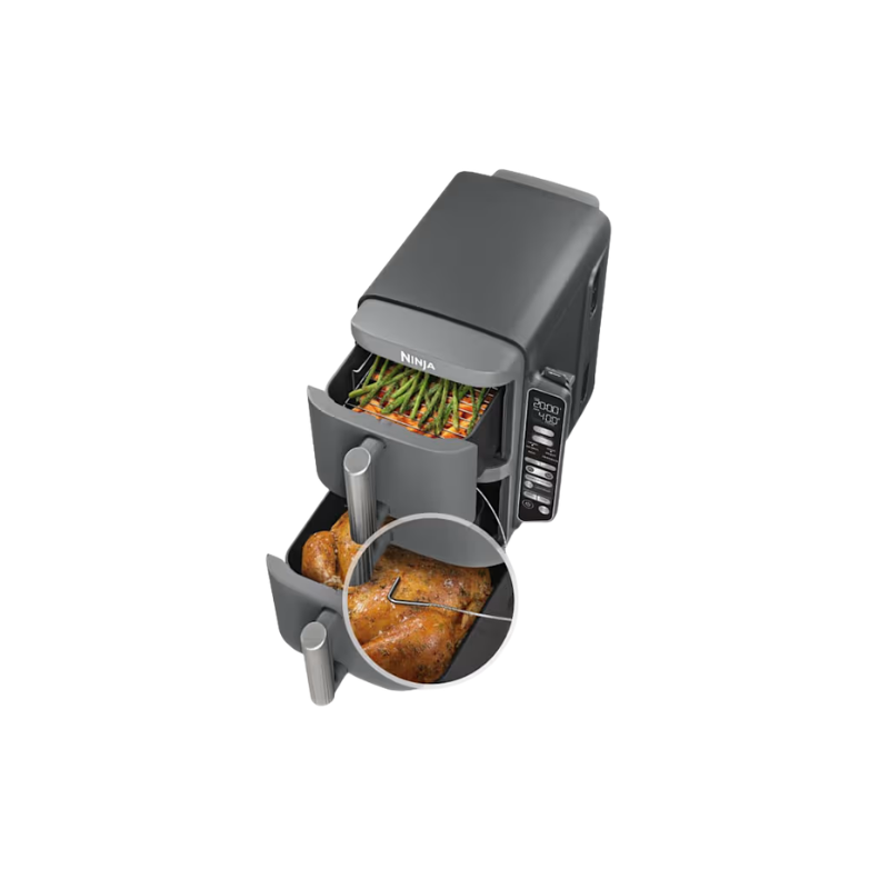 Ninja DoubleStack™ Double Basket Air Fryer and Thermometer